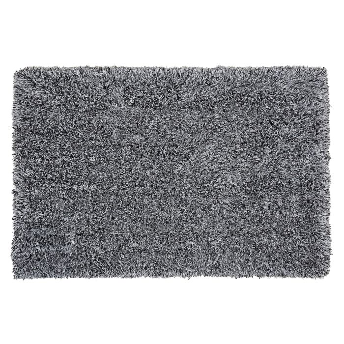 Shaggy Area Rug 140x200cm Black and White