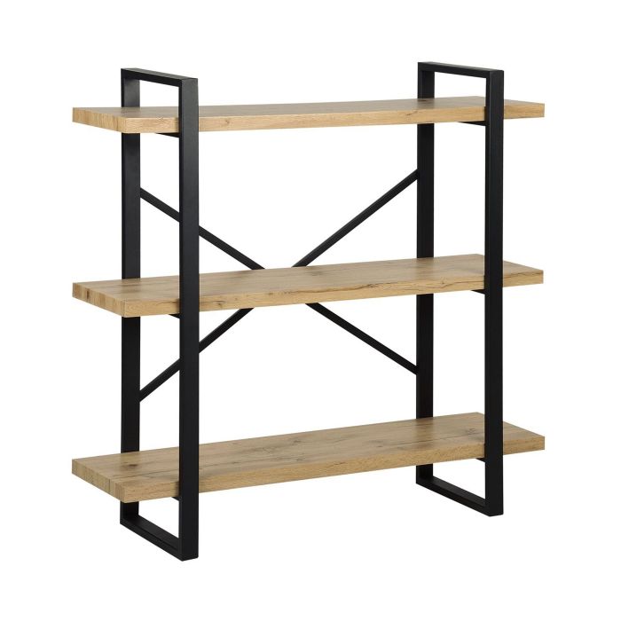 3 Tier Bookcase Light Wood TIMBER