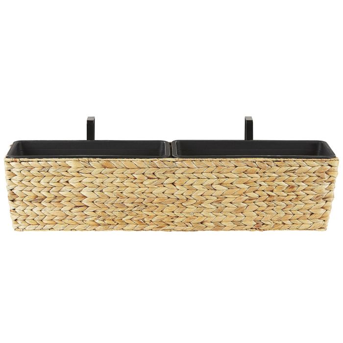 Plant Pot 80 x 20 x 18 cm Beige KAWALA