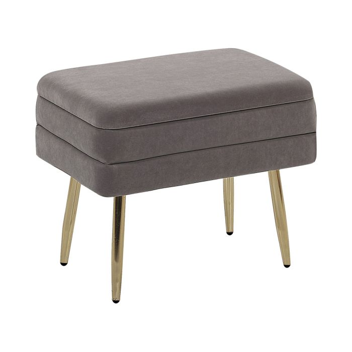 Bedroom Storage Bench Grey ODESSA