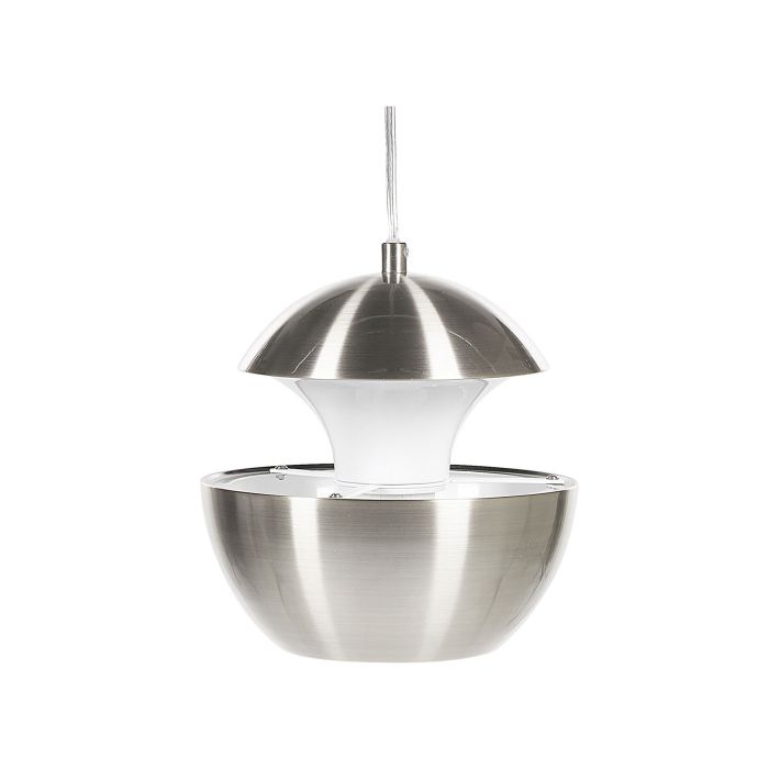 Metal Pendant Lamp Silver BOJANA