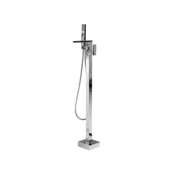 Freestanding Bath Mixer Tap Silver BOYOMA