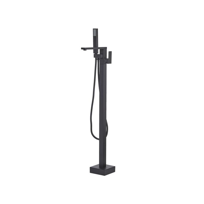 Freestanding Bath Mixer Tap Black DELLA