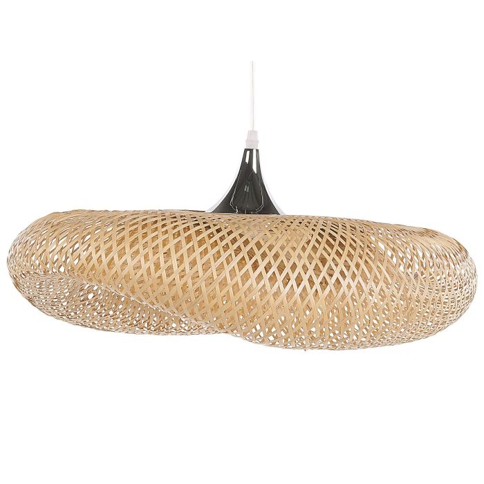 Bamboo Pendant Lamp Light Wood BOYNE Large