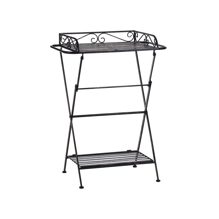 Metal Side Table Black ANCUD