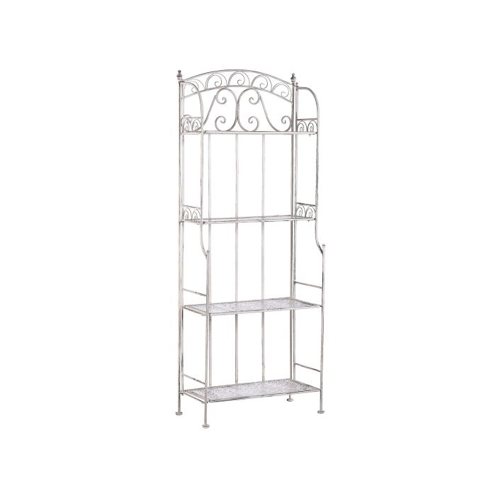 4 Tier Metal Shelving Unit White PADUA