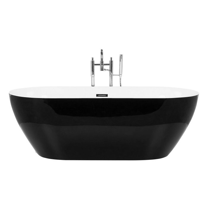 Freestanding Bath 1500 x 750 mm Black CARRERA