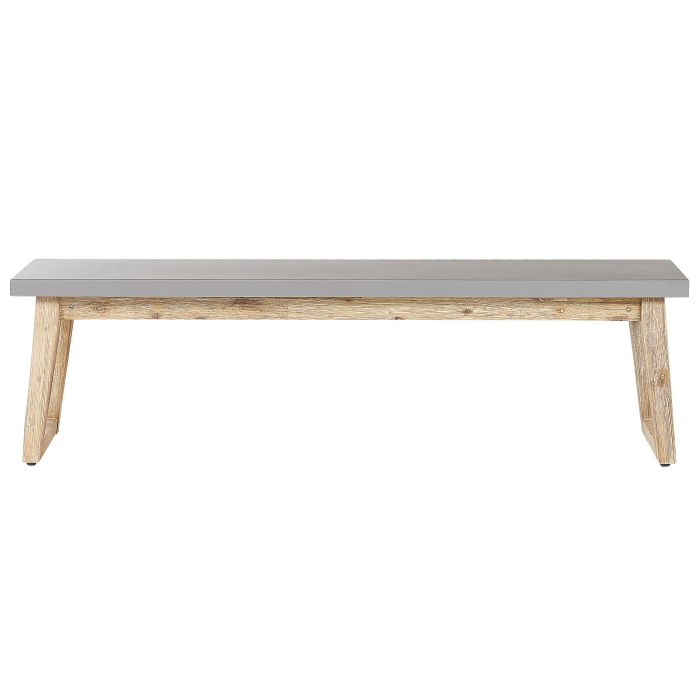 Concrete Outdoor Bench Grey 160 cm ORIA