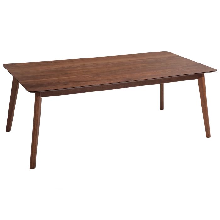 Dining Table 200 x 100 cm Dark Wood MADOX