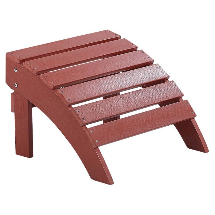 Garden Footstool Red ADIRONDACK