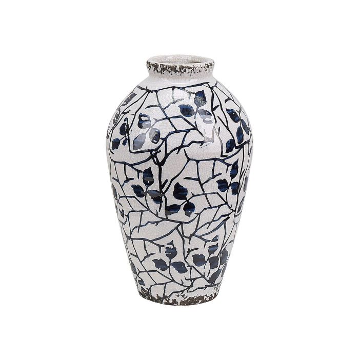 Stoneware Flower Vase 20 Blue