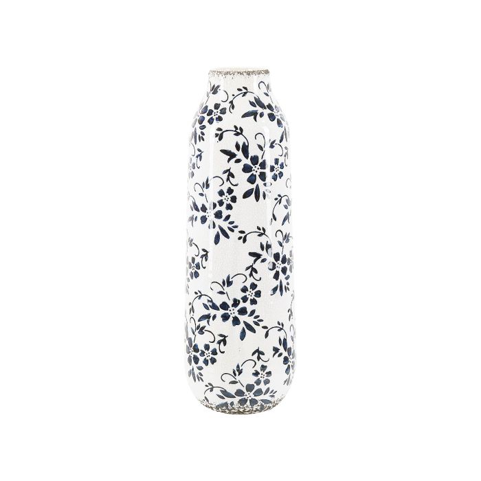 Stoneware Flower Vase 35 Blue