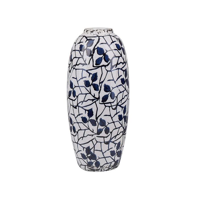 Stoneware Flower Vase 25 Blue