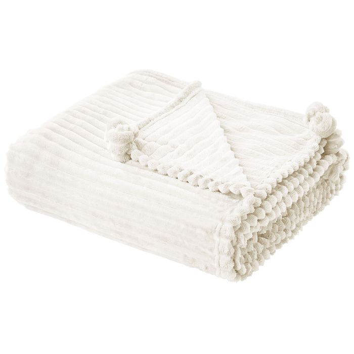 Blanket 150 x 200 cm White KAWERI