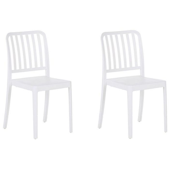 Set of 2 Garden Chair White SERSALE
