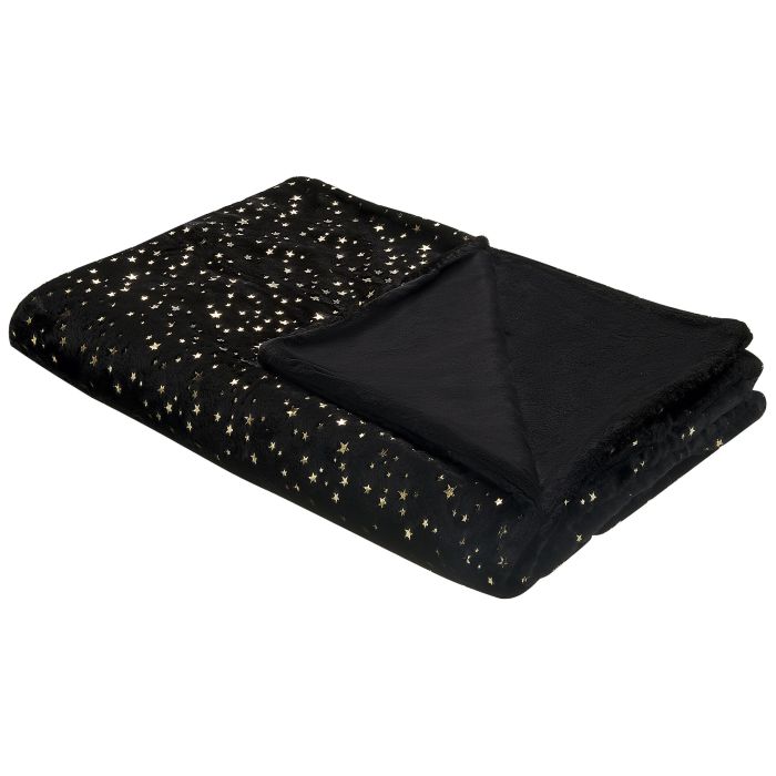 Blanket 150 x 200 cm Black ALAZEYA