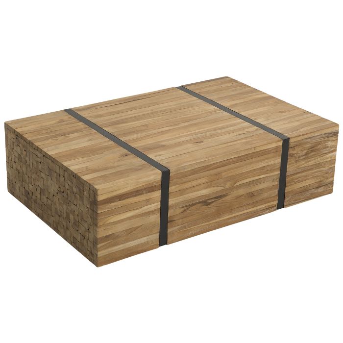 Teak Solid Wood Coffee Table GANDER