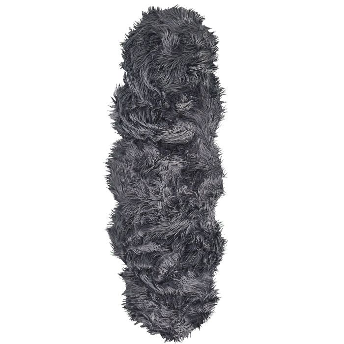 Faux Sheepskin Rug Grey MAMUNGARI