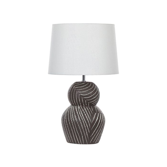 Ceramic Table Lamp Black GUAPORE