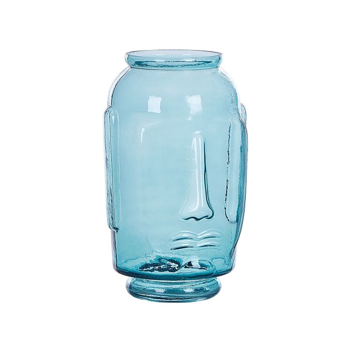 Glass Decorative Vase 31 Blue SAMBAR