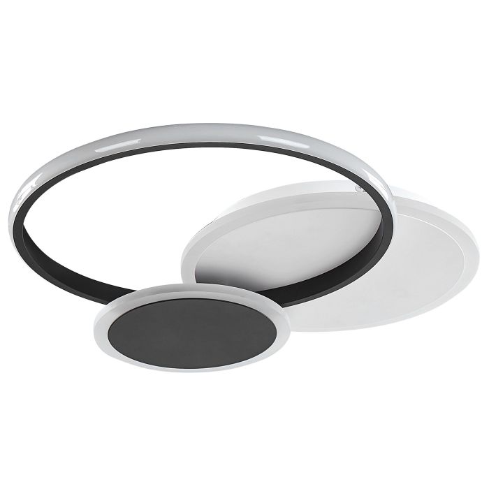 Metal LED Ceiling Lamp Black and White ZAMI