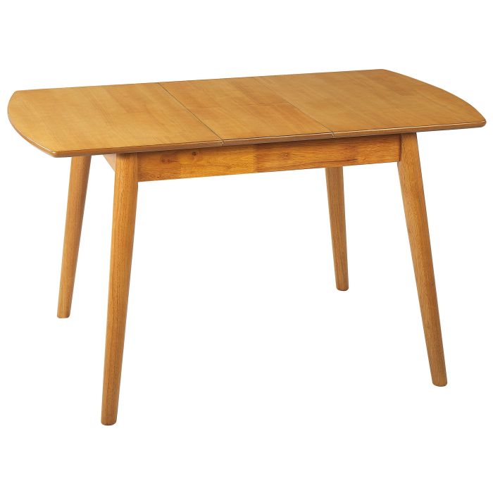 Extending Dining Table 100/130 x 80 cm Light Wood TOMS