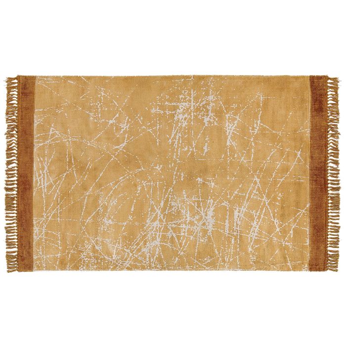 Viscose Area Rug 140x200cm Orange