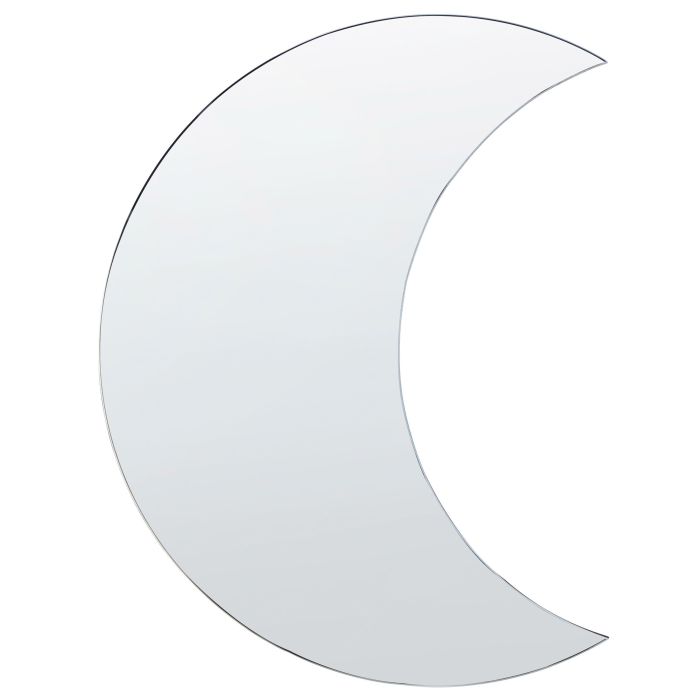 Wall Mirror Crescent Moon 40x60cm Silver