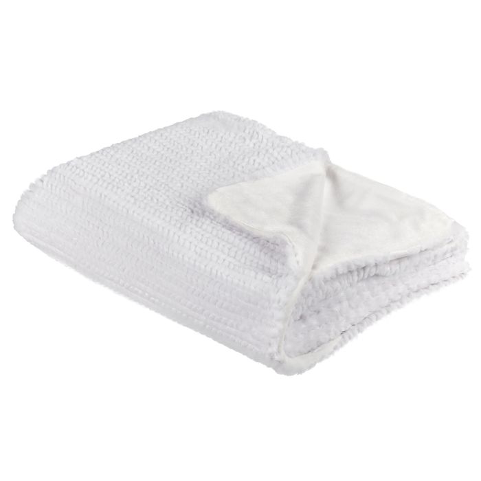 Blanket 150 x 200 cm White BJAS