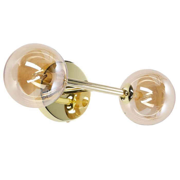 2 Light Wall Lamp Gold RAMIS