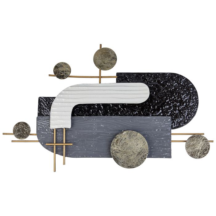 Wall Décor Black and Gold LUTETIUM