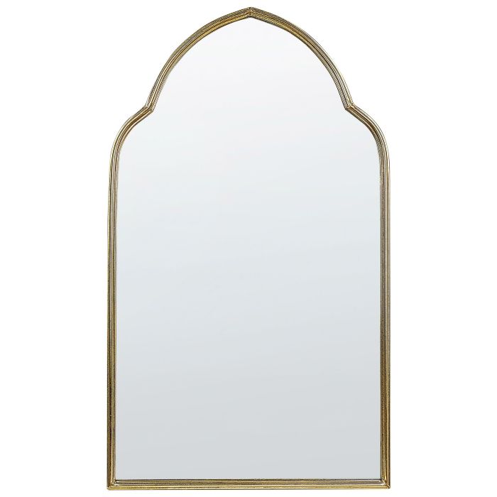 Metal Wall Mirror 54x100cm Gold