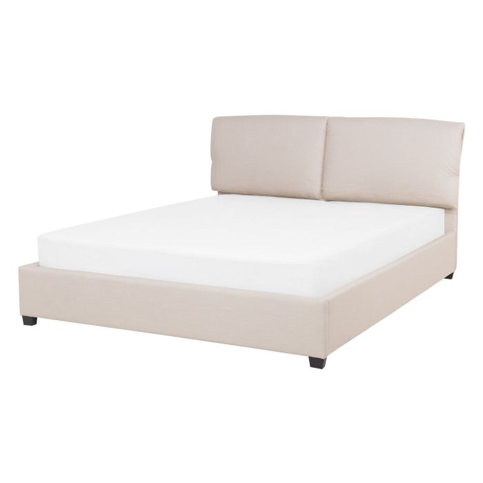 Fabric EU Double Size Waterbed Beige BELFORT