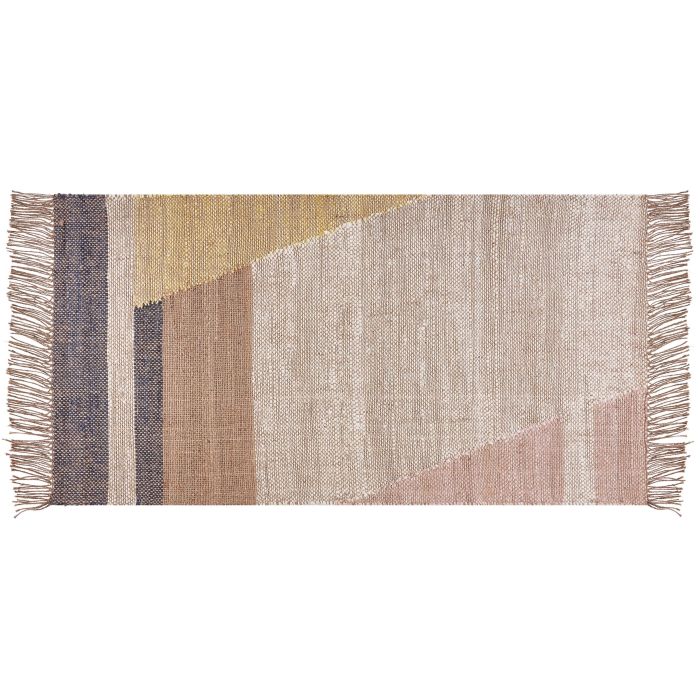 Jute Area Rug 80x150cm Brown