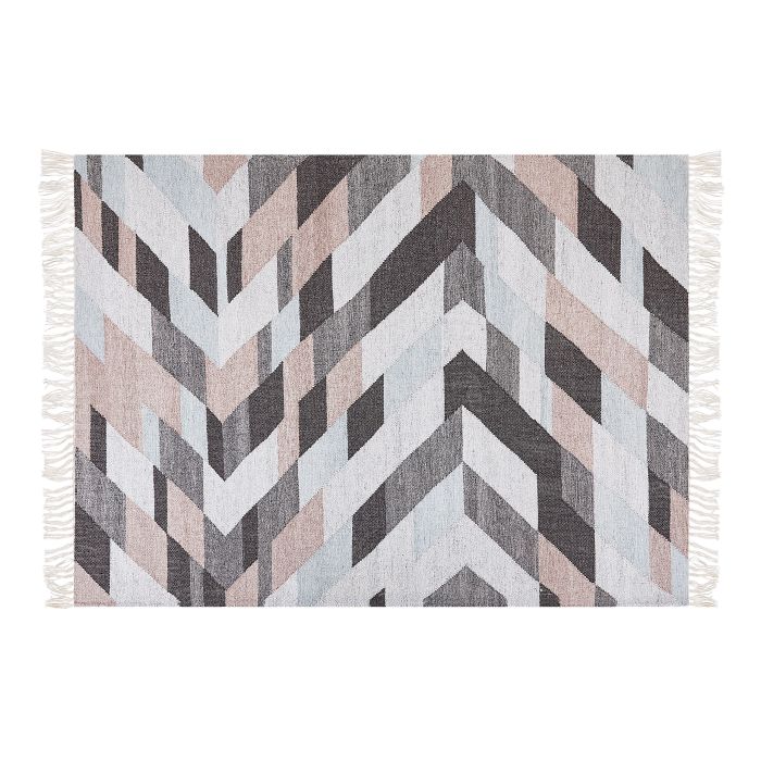 Jute Area Rug 140x200cm Multicolour
