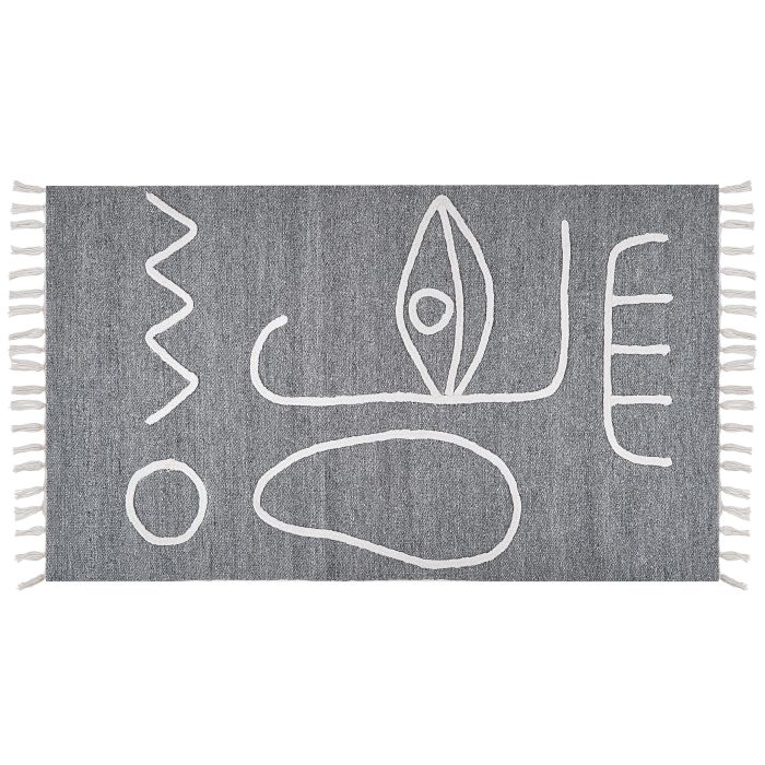 Outdoor Area Rug 80x150cm Grey