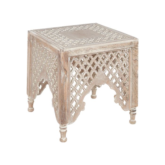 Mango Wood Side Table Light KADMA
