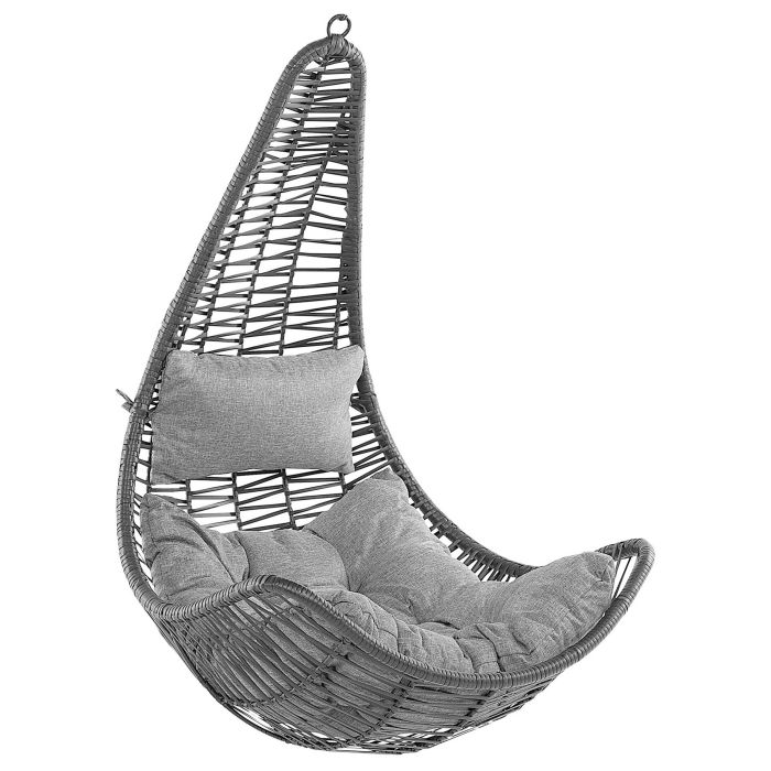PE Rattan Hanging Chair Black ATRI II
