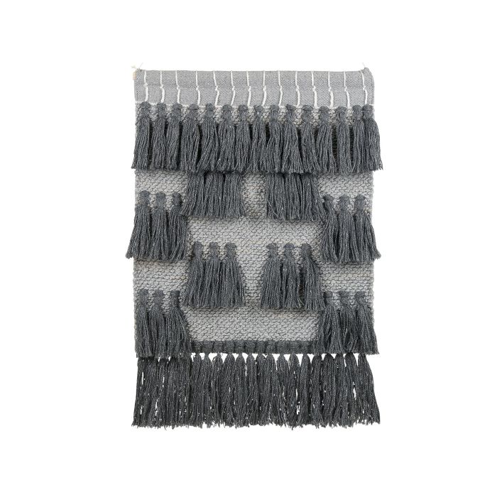 Cotton Macramé Wall Hanging Grey JIWA