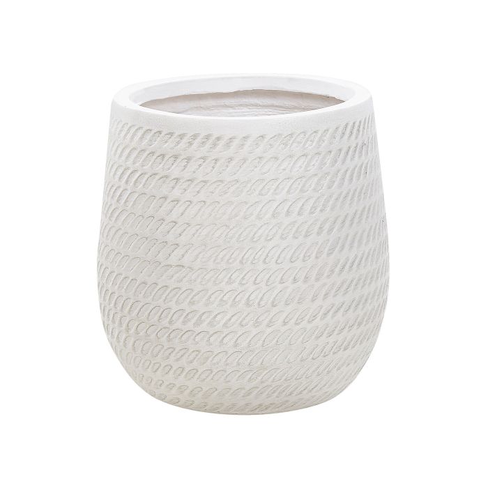 Plant Pot ⌀ 27 cm Off-White LIVADIA