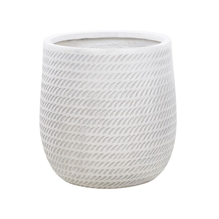 Plant Pot ⌀ 39 cm Off-White LIVADIA