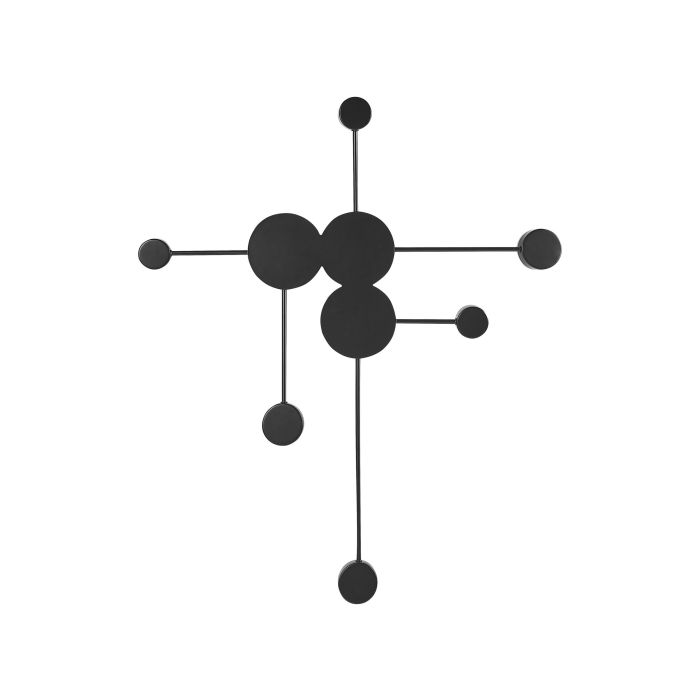 6 Light LED Wall Lamp Black MARIATO