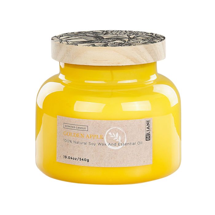 Soy Wax Scented Candle Golden Apple