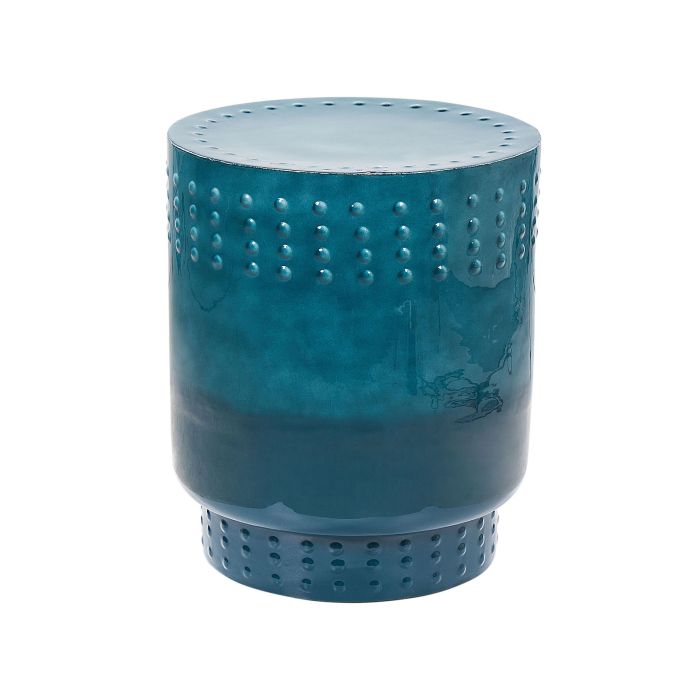 Metal Side Table Blue ABRA