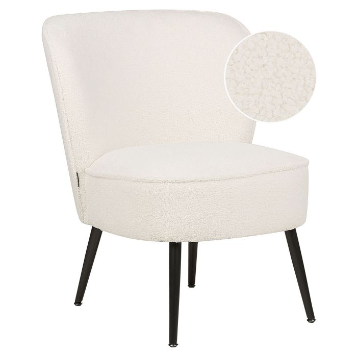 Boucle Armchair White VOSS