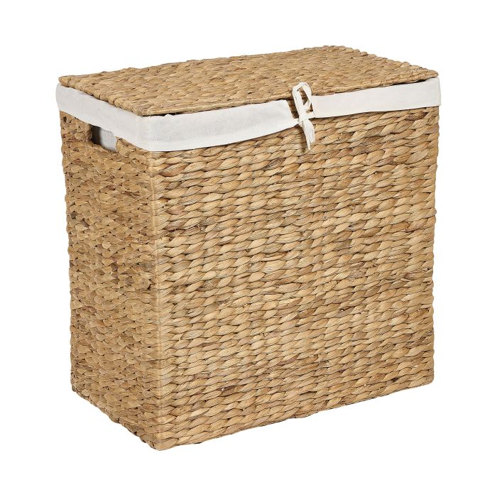 Water Hyacinth Basket with Lid Light