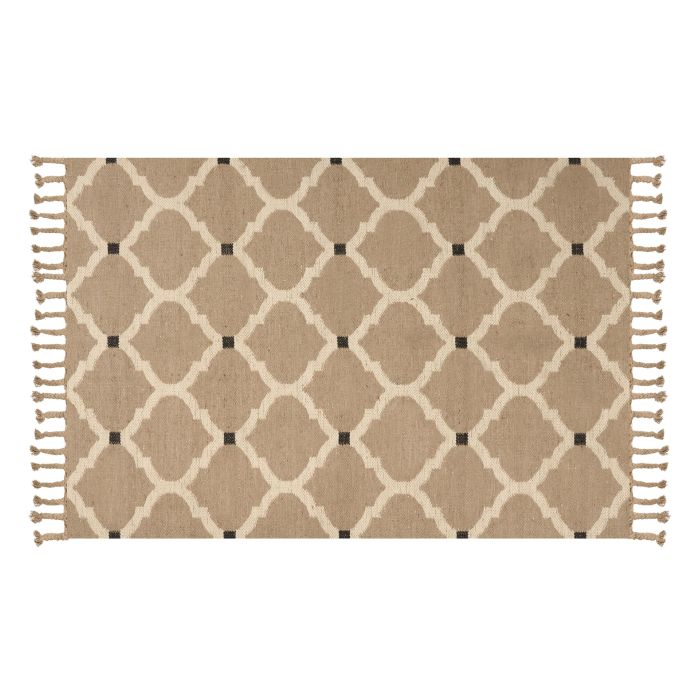 Jute Area Rug 160x230cm Beige