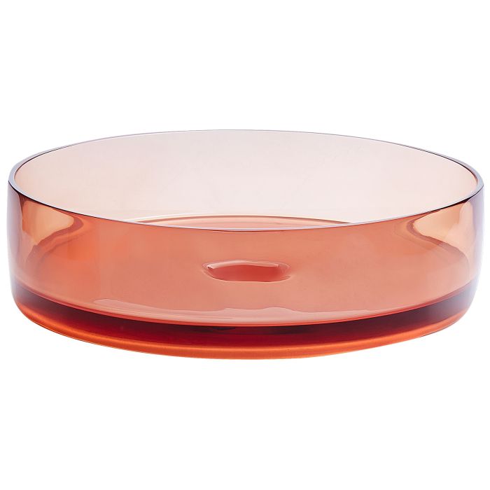 Round Countertop Basin ⌀ 360 mm Red TOLOSA