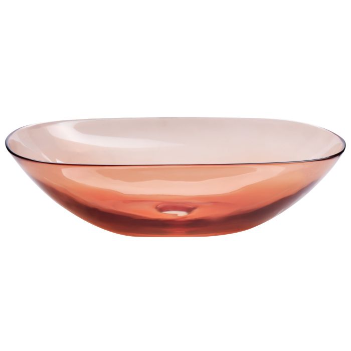 Countertop Basin 540 x 360 mm Red MOENGO