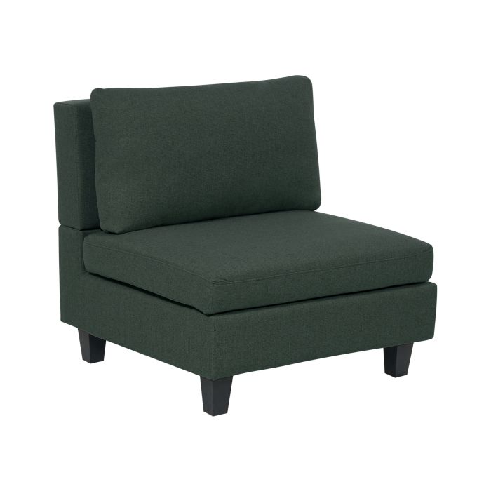 Fabric 1-Seat Section Dark Green UNSTAD
